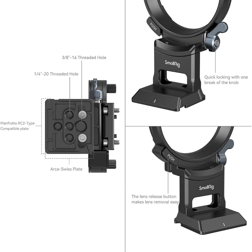 SmallRig Horizontal-to-Vertical Mount Plate for Sony Alpha 7C II / a7CR