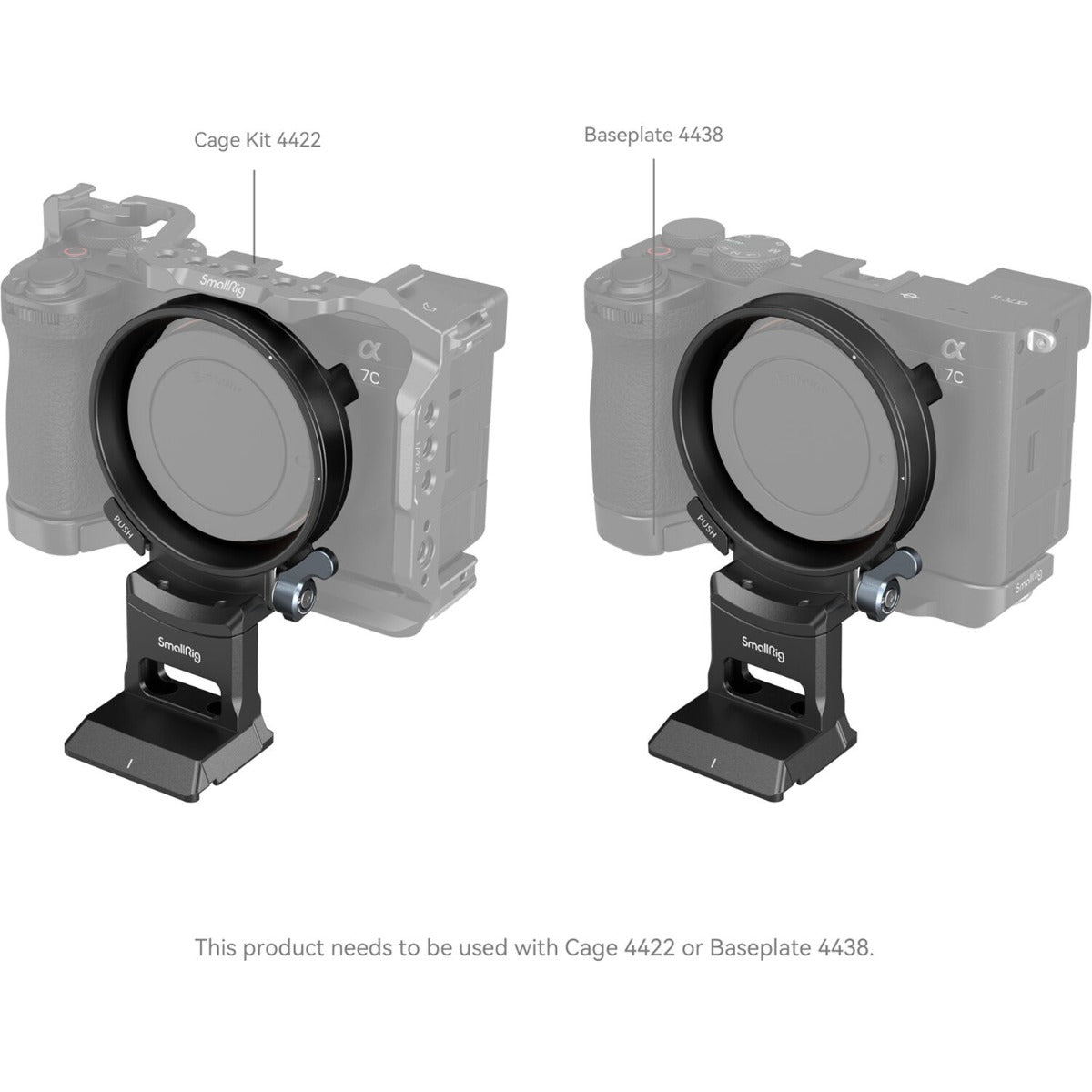 SmallRig Horizontal-to-Vertical Mount Plate for Sony Alpha 7C II / a7CR