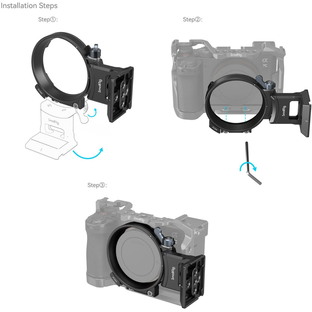 SmallRig Horizontal-to-Vertical Mount Plate for Sony Alpha 7C II / a7CR
