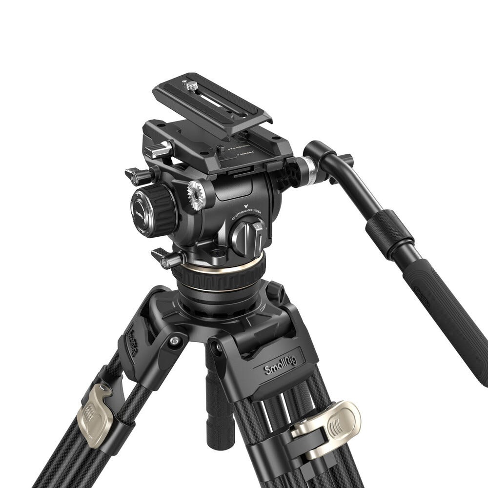 SmallRig Heavy-Duty Carbon Fiber Tripod Kit AD-120 4463B