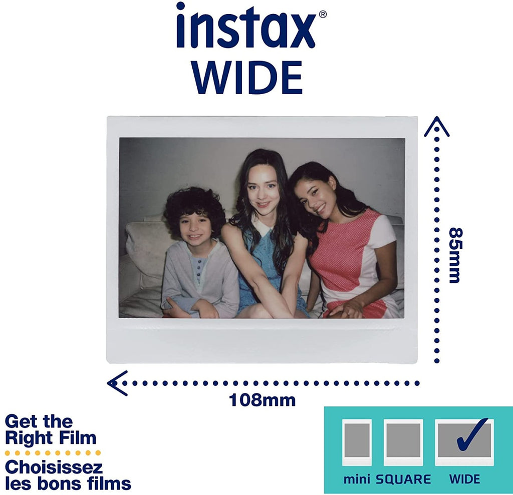 Fujifilm INSTAX WIDE Monochrome Film - 10 Pack