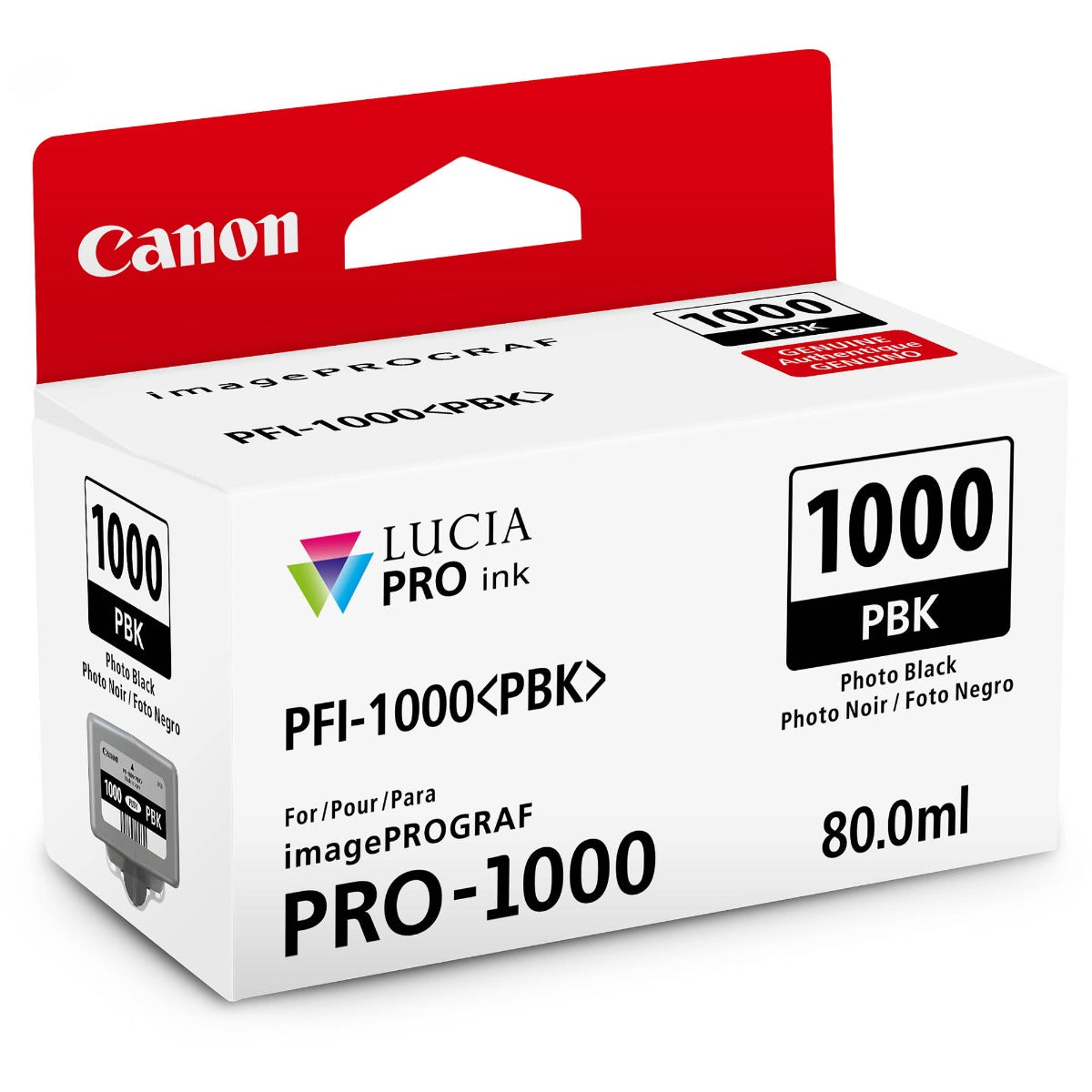 Canon PFI1000PBK Black Ink Tank