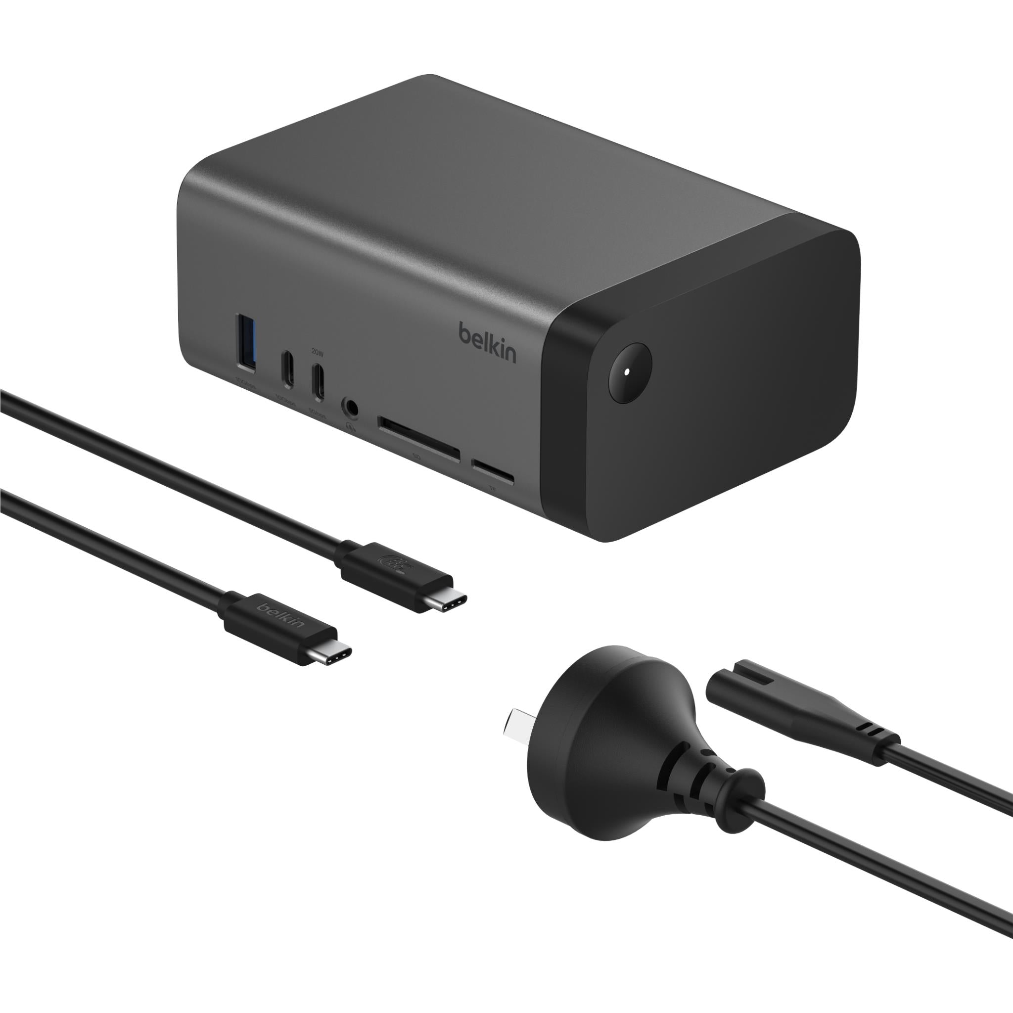 Belkin Connect USB-C 11 in 1 Pro GaN Docking Station (Grey)