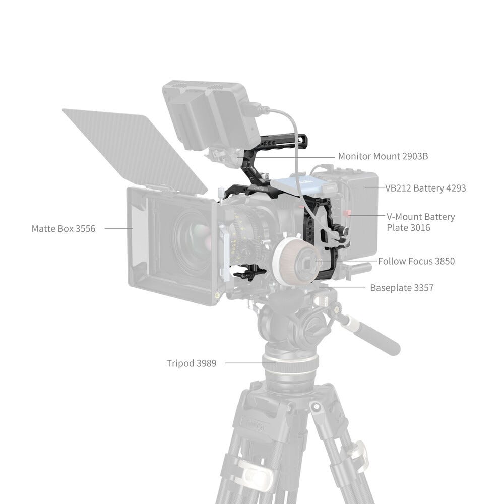 SmallRig Cage Kit for Blackmagic Design Cinema 6K (Basic Edition) 4574B