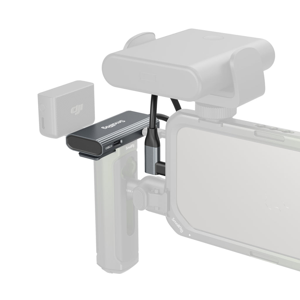 SmallRig 4-in-1 USB-C Hub PD 100W / USB-C 3.1 / USB-C 2.0 with Audio Adapter x 2 4598