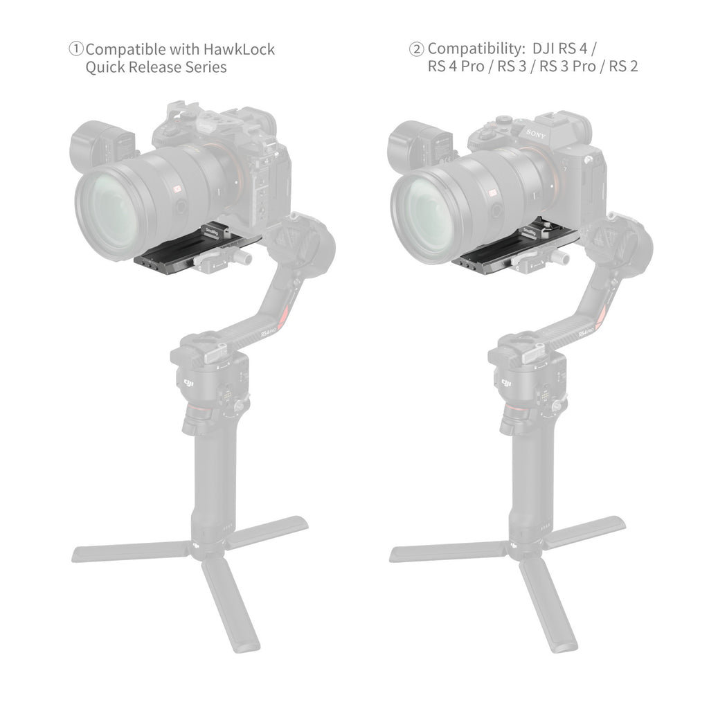 SmallRig HawkLock H38 Manfrotto Quick Release Plate for DJI Stabilizers 4638