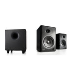 Audioengine A5+ Powered Bookshelf Speakers with S8 Subwoofer (Black)