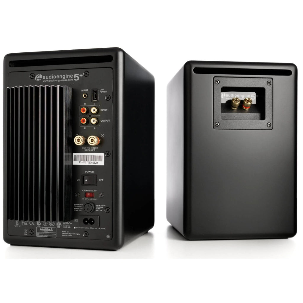 Audioengine A5+ Powered Bookshelf Speakers with S8 Subwoofer (Black)