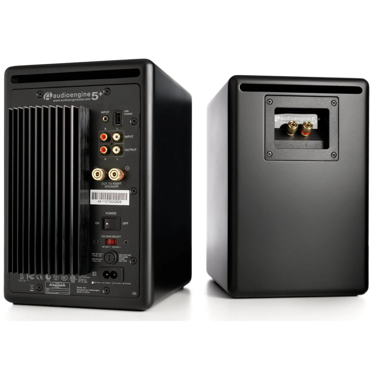 Audioengine A5+ Powered Bookshelf Speakers with S8 Subwoofer (Black)