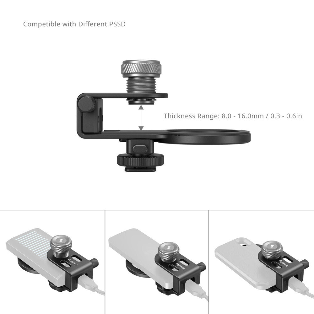 SmallRig MagSafe / Cold Shoe Universal 2-in-1 SSD Holder 4779 