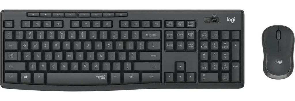 Logitech MK295 Keyboard and Mouse Combo with H111 Stereo Headset and C270 Webcam 
