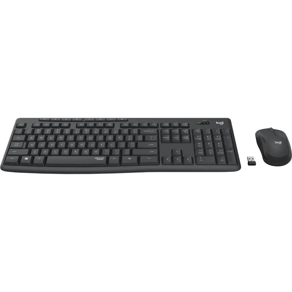Logitech MK295 Keyboard and Mouse Combo with H111 Stereo Headset and C270 Webcam 