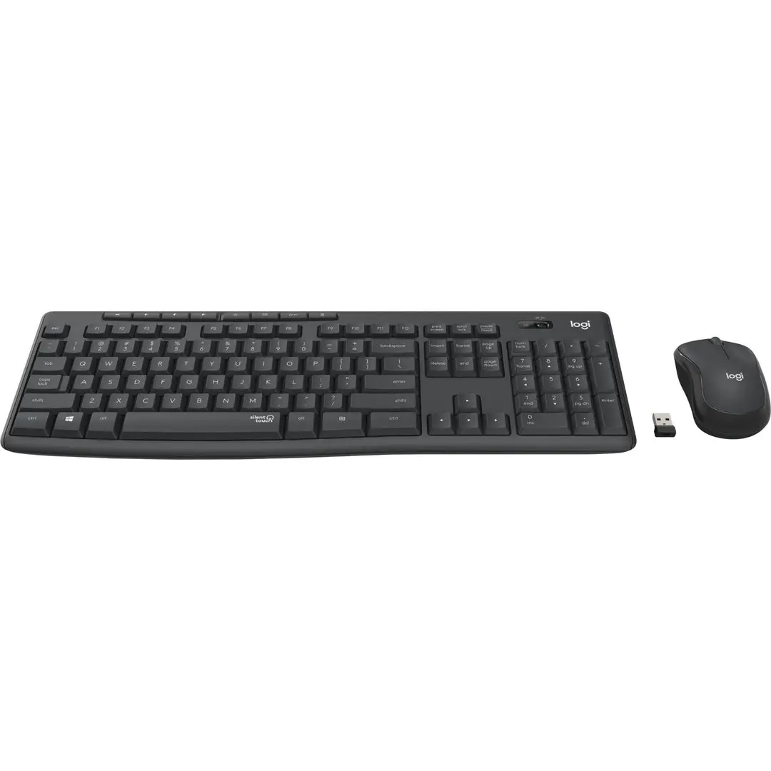 Logitech MK295 Keyboard and Mouse Combo with H111 Stereo Headset and C270 Webcam 