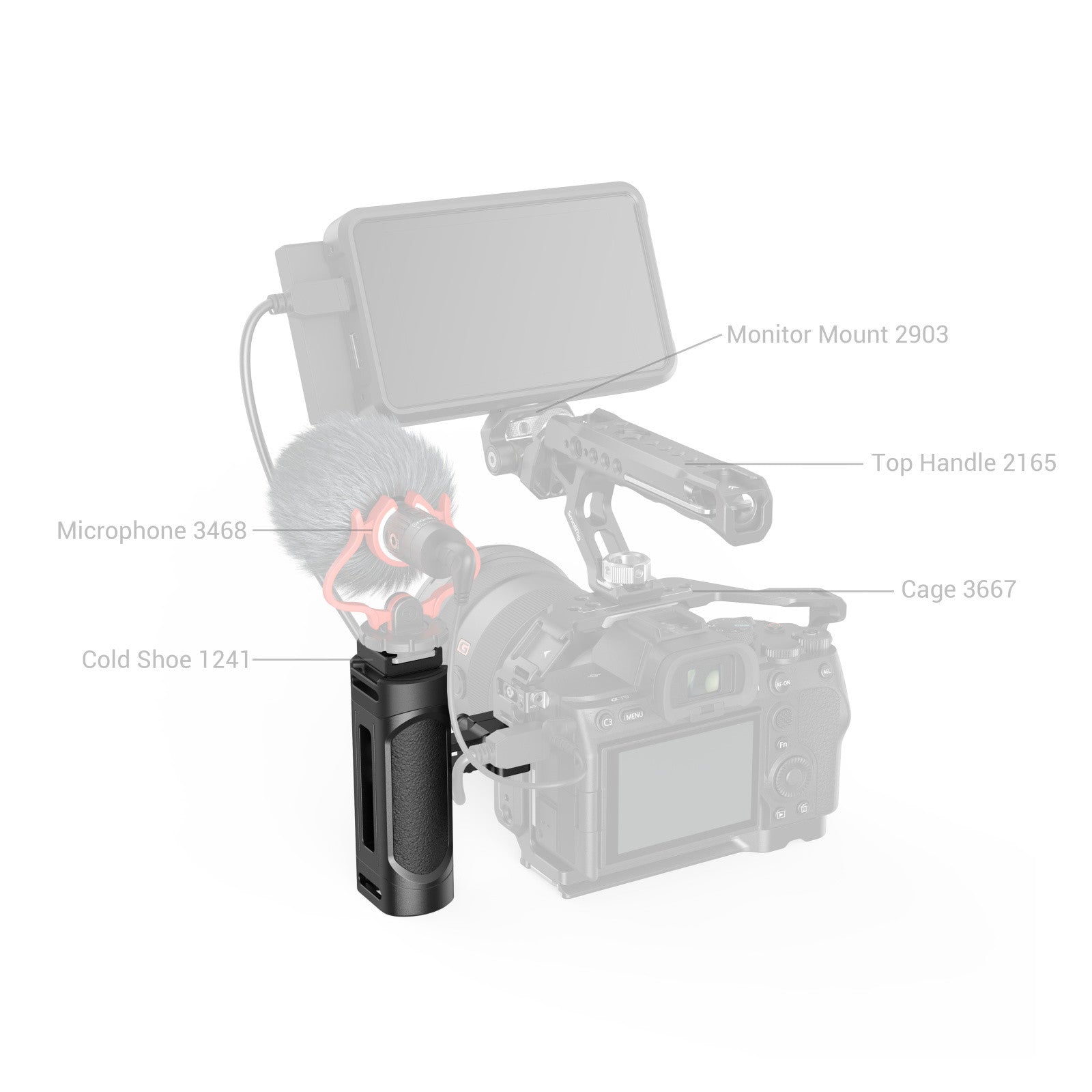 SmallRig mini Side Handle Kit 4816 