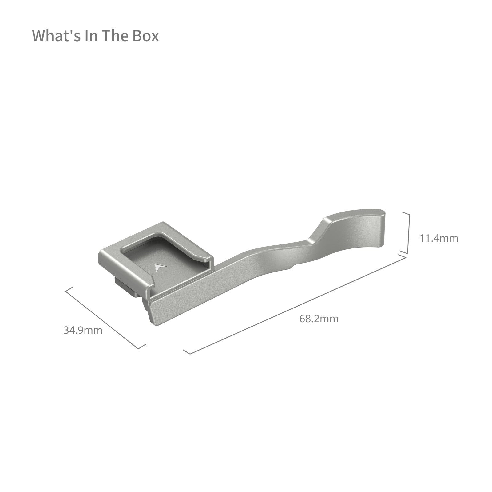 SmallRig Thumb Grip for Sony Alpha 7C II / Alpha 7CR / Alpha 7C (Sliver) 4818
