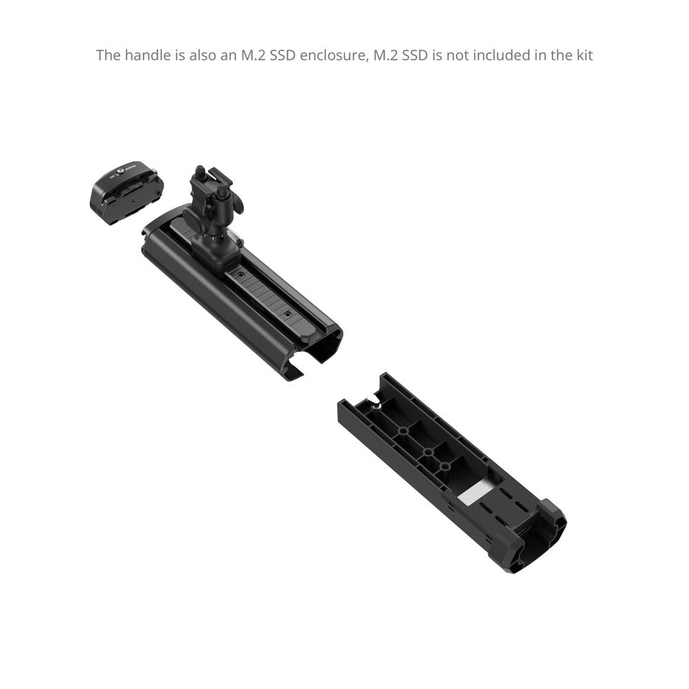 SmallRig Rotatable Bilateral QR Side Handle with Wireless Control and M.2 SSD Enclosure