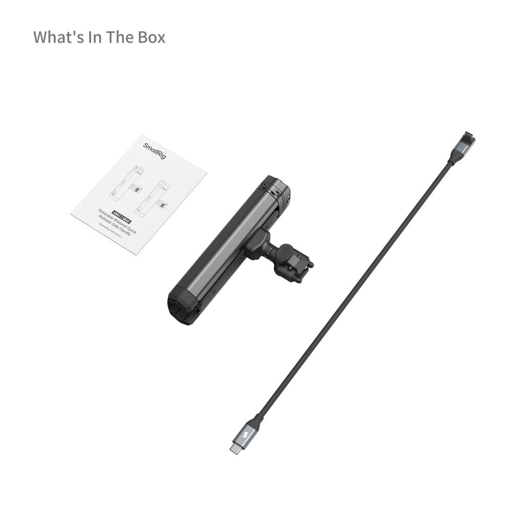 SmallRig Rotatable Bilateral QR Side Handle with Wireless Control and M.2 SSD Enclosure