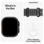 Apple Watch Ultra 4 49mm Black Titanium Case GPS + Cellular Ocean Band