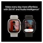 Apple Watch Ultra 4 49mm Black Titanium GPS + Cellular Burgundy Trail Loop (S/M)
