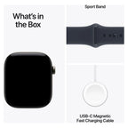 Apple Watch Series 12 46mm Natural Titanium Case GPS + Cellular Sport Band (S/M)