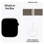 Apple Watch Series 12 46mm Natural Titanium GPS + Cellular Milanese Loop (S/M)
