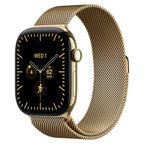 Apple Watch Series 12 46mm Radiant Gold Titanium GPS + Cellular Milanese (S/M)