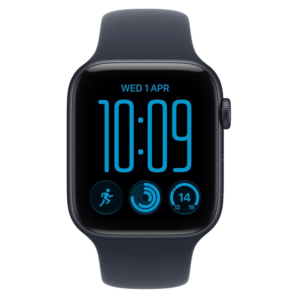 Apple Watch SE 3 44mm Midnight Aluminium Case GPS Navy Blue Sport Band (M/L)