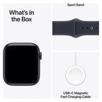 Apple Watch SE 3 44mm Midnight Aluminium Case GPS Navy Blue Sport Band (M/L)