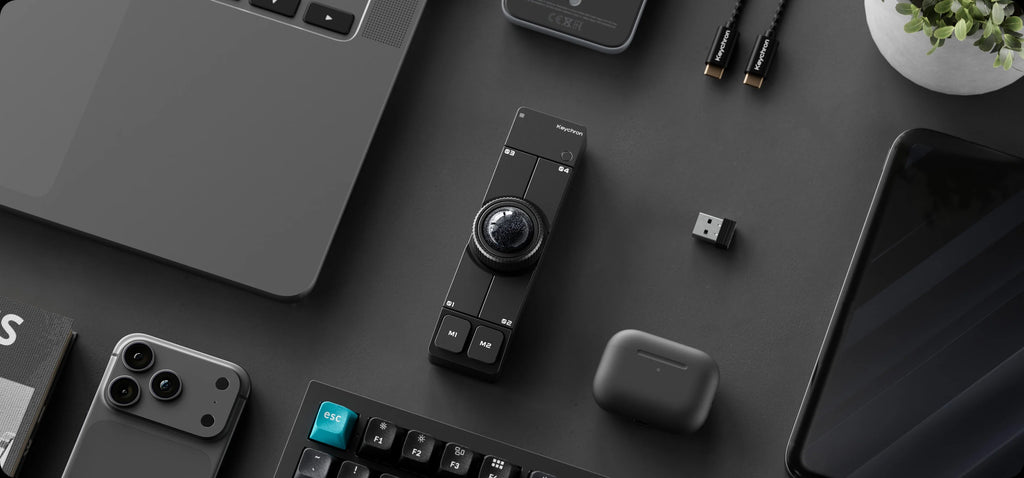 Keychron Nape Pro Wireless Trackball Mouse (Black)