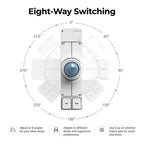 Keychron Nape Pro Wireless Trackball Mouse (White)