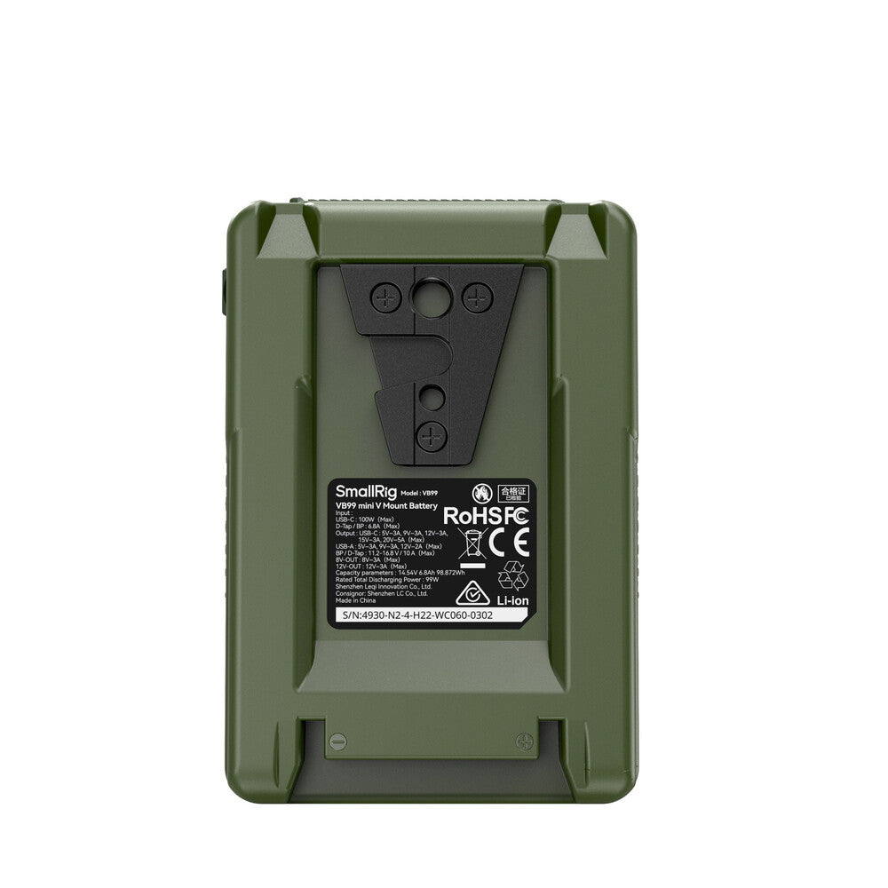 SmallRig VB99 mini V Mount Battery (Green) 4930