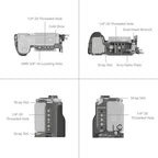 SmallRig HawkLock Quick Release Cage Kit for Sony ZV-E10 II 4949 