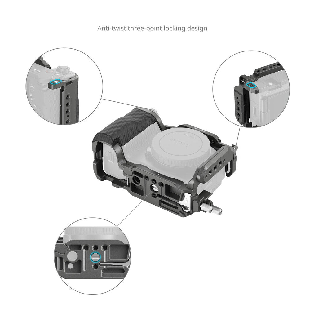 SmallRig HawkLock Quick Release Cage Kit for Sony ZV-E10 II 4949 
