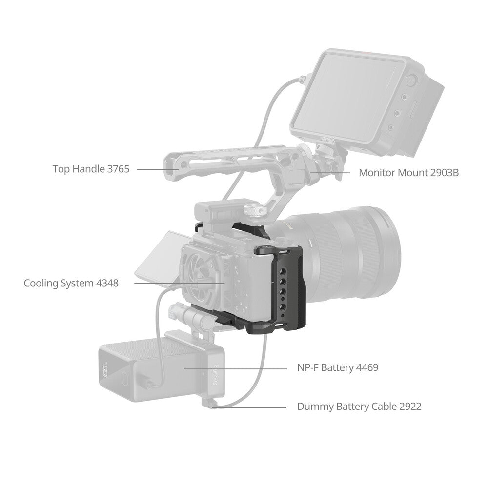 SmallRig HawkLock Quick Release Cage Kit for Sony ZV-E10 II 4949 
