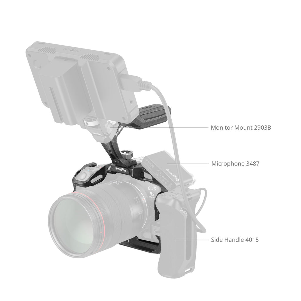 SmallRig Black Mamba Cage Kit for Canon R5 Mark II