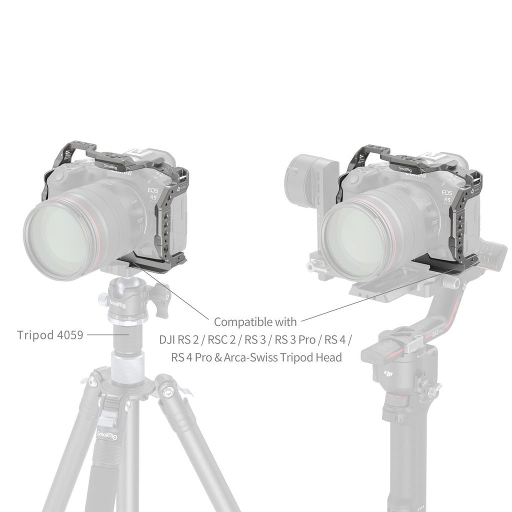 SmallRig HawkLock Quick Release Cage for Canon R5 Mark II 