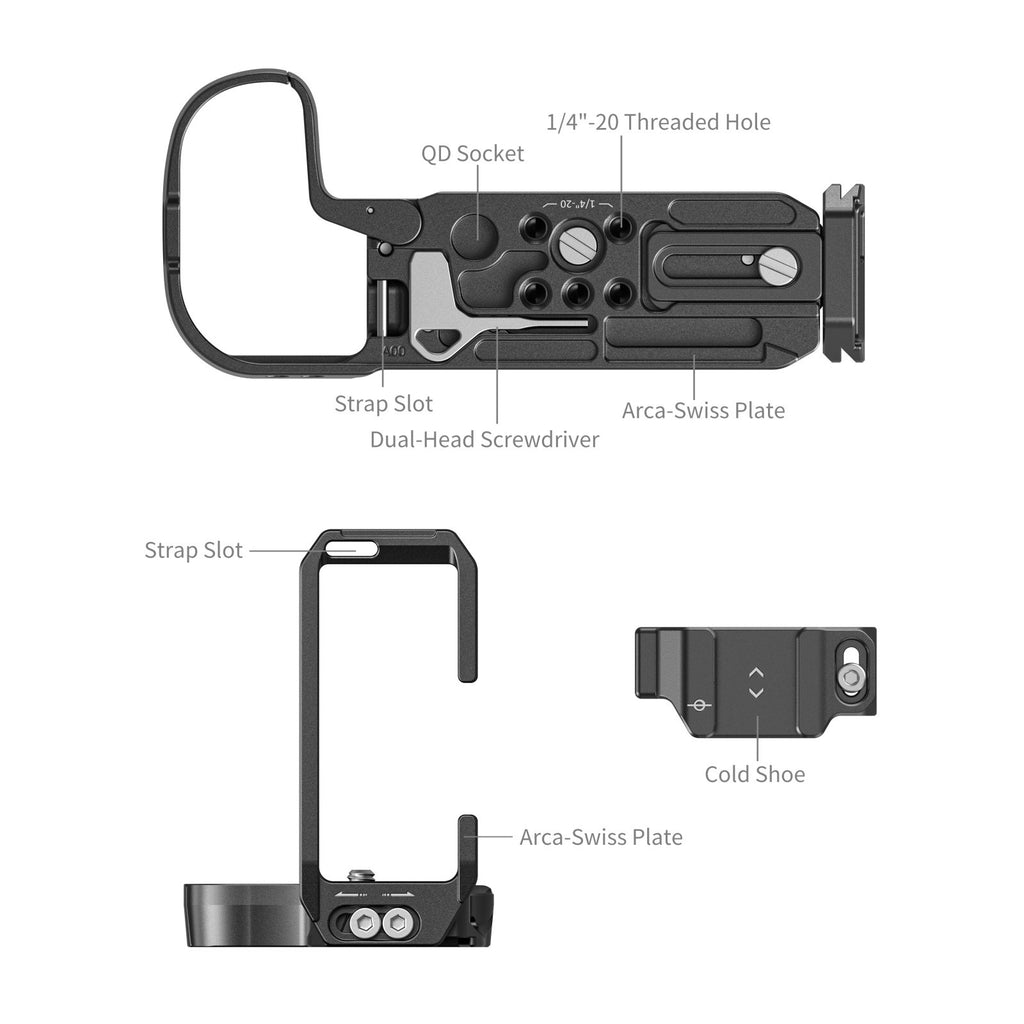 SmallRig L-Shape Mount Plate for Canon R5 Mark II