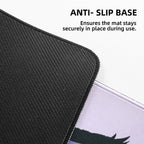 YUNZII Oversized Desk Mat 800x300x3mm (Black Cat)