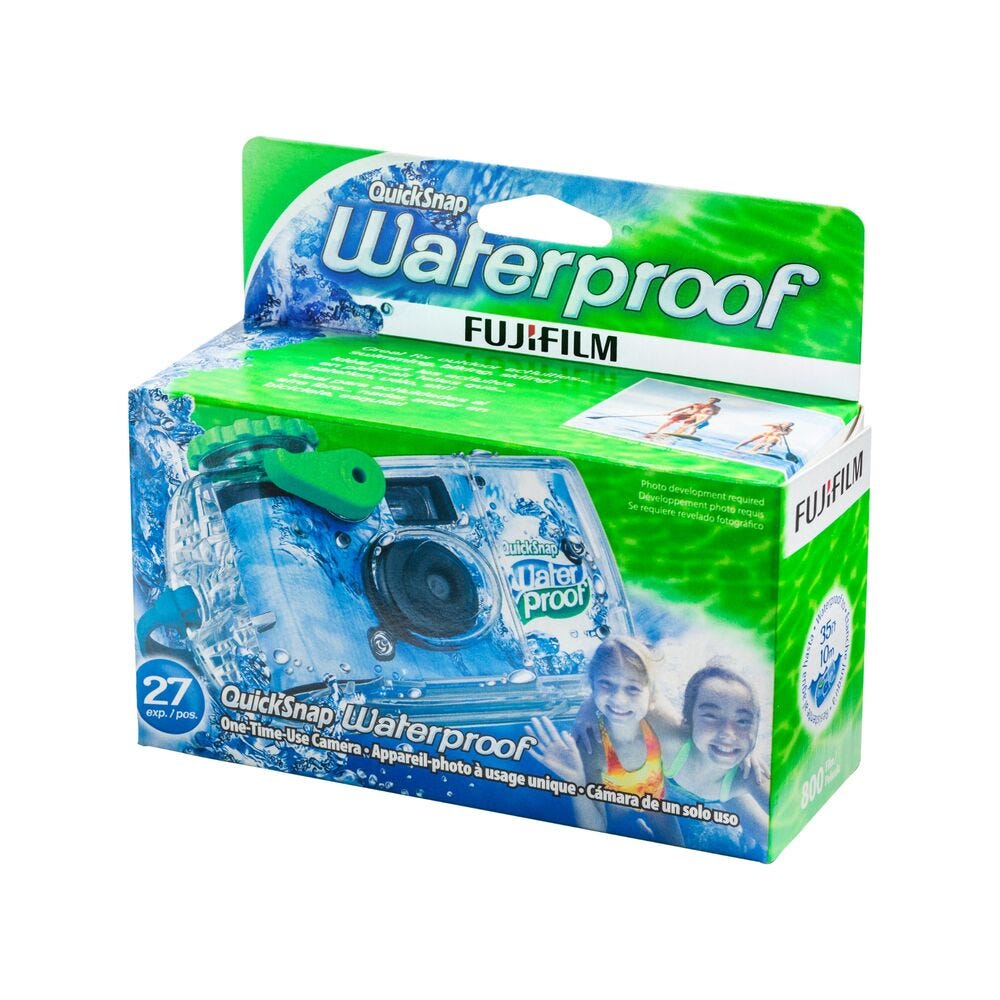FUJIFILM Quicksnap Waterproof Disposable Camera