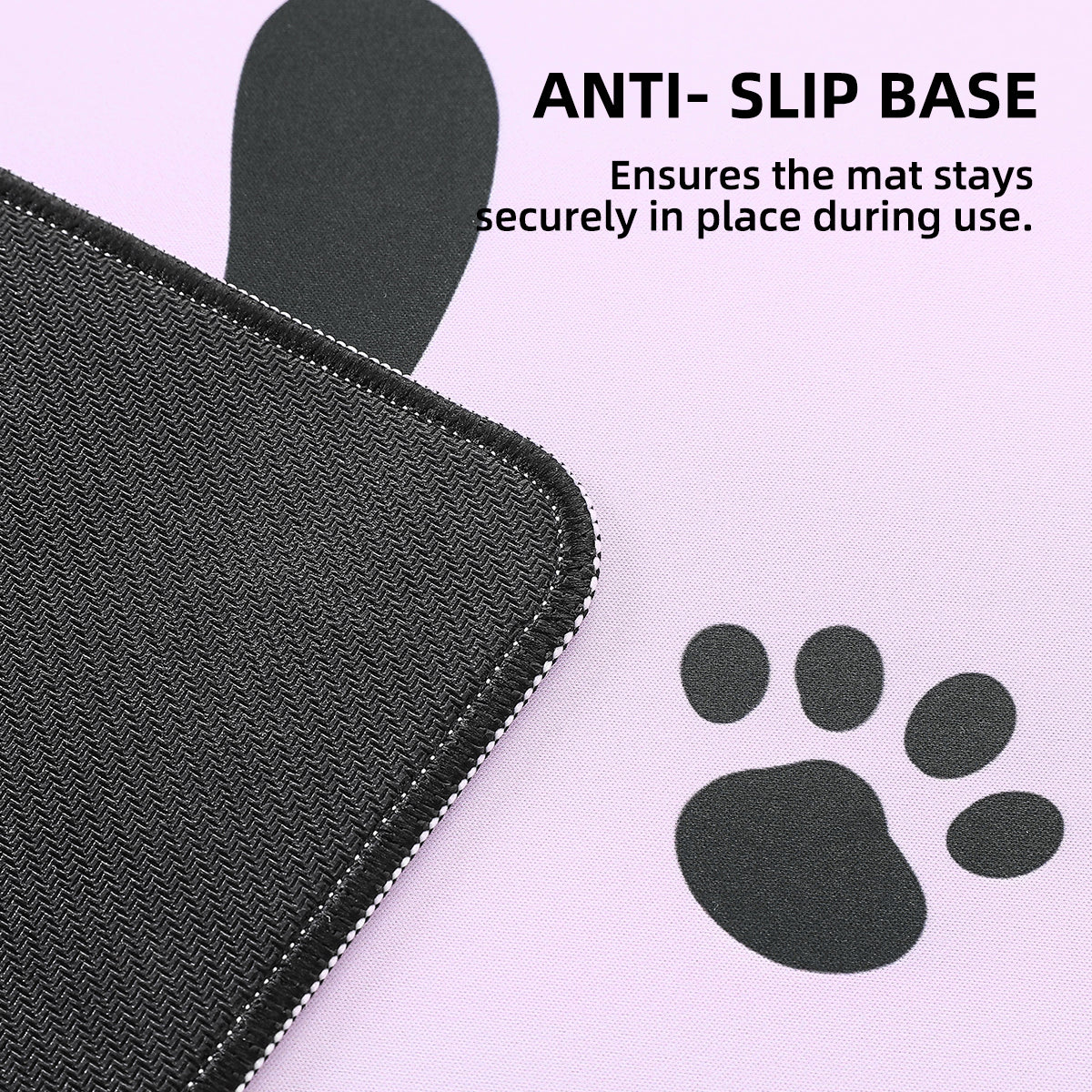 YUNZII Oversized Desk Mat 800x300x3mm (Naughty Cat)