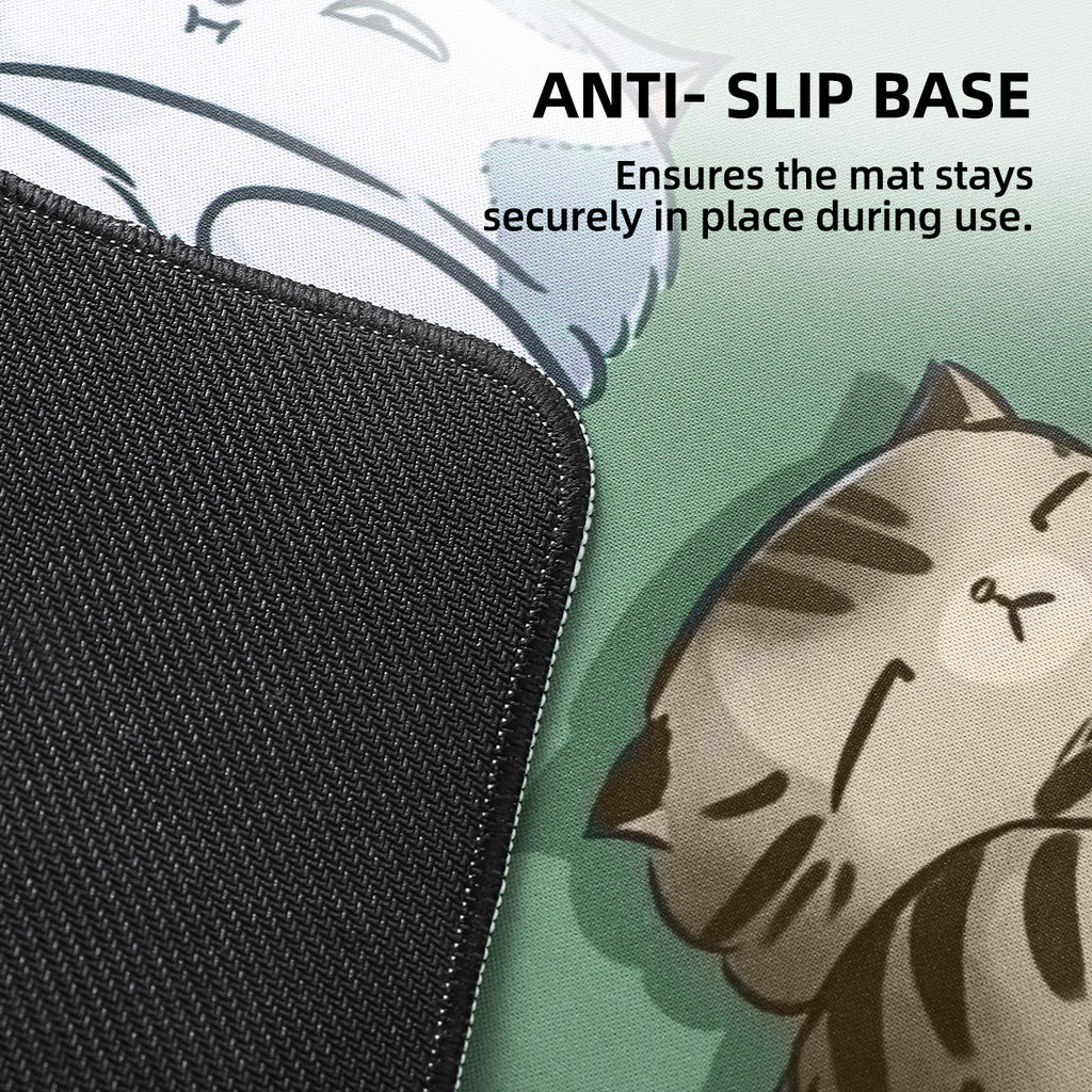 YUNZII Keynovo Desk Mat 900x400x3mm (Sleeping Cat)