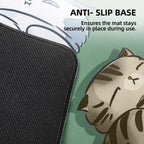 YUNZII Keynovo Desk Mat 900x400x3mm (Sleeping Cat)