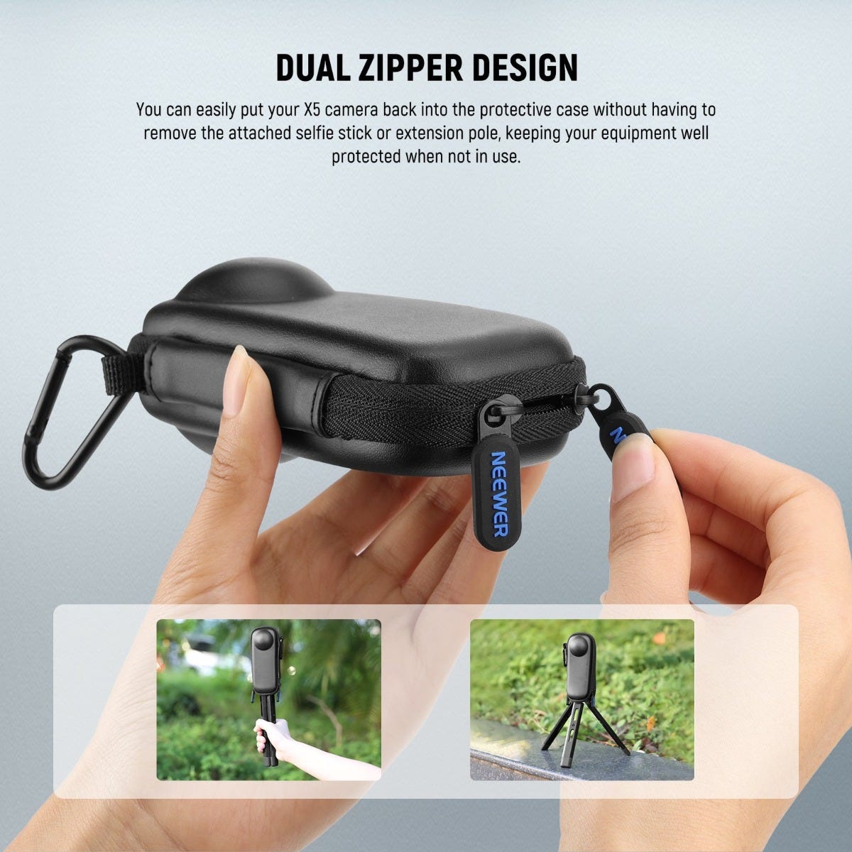 NEEWER PB032 Carrying Case for Insta360 X5