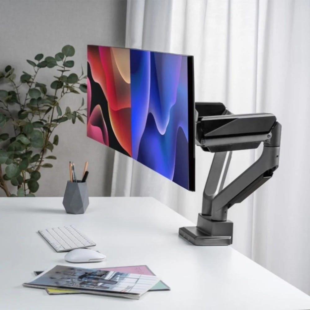 mbeat actiVIVA Heavy Duty Dual Monitor Screen Gas Spring Monitor Arm
