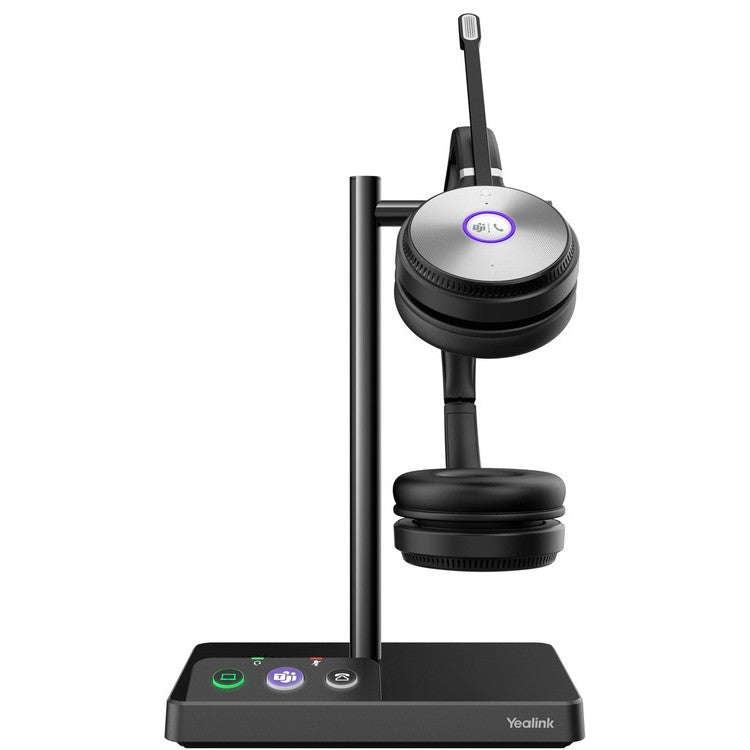 Yealink WH62 MS Stereo DECT Wireless Headset with Base Station