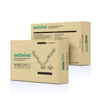 mbeat actiVIVA Heavy Duty Dual Monitor Screen Gas Spring Monitor Arm