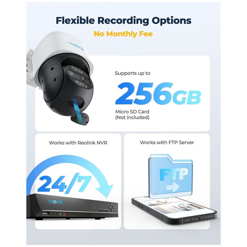 Reolink TrackMix PoE 4K PTZ Security Camera