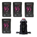 IDX Bundle Includes 4x ID-CUE-H90 Batteries and 1x VL-4X 4-Channel Dual