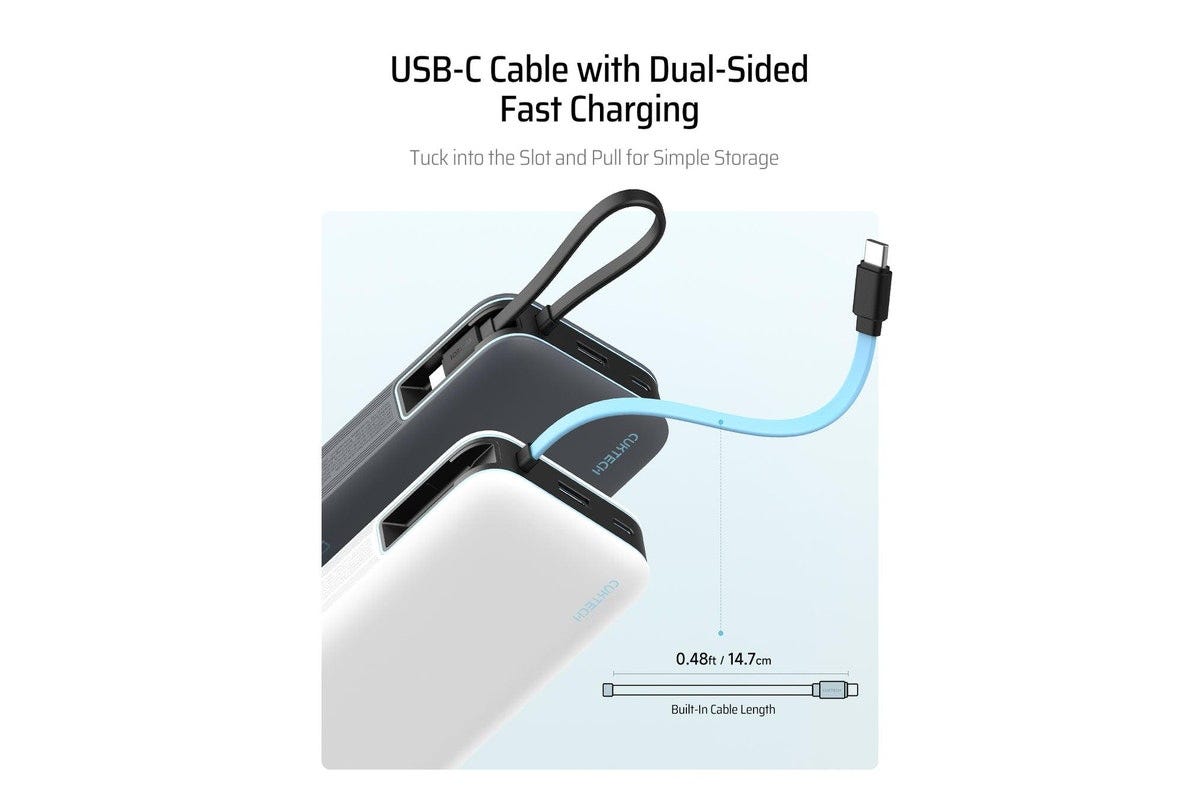 CUKTECH 20000mAh 45w Power Bank (Grey)