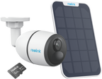 Reolink Go Plus 2K 4G LTE Wireless Security Camera (Solar Panel, 64GB SD Card)